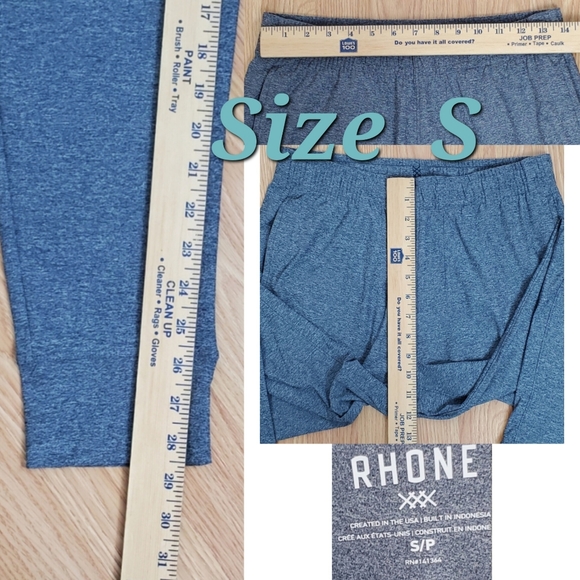 NWT Rhone reign all around jogger pants midnight heather performance lightweight - Picture 11 of 14